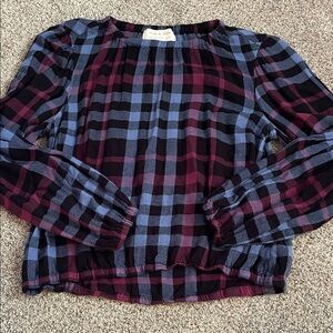 Cloth and stone flannel long sleeve small